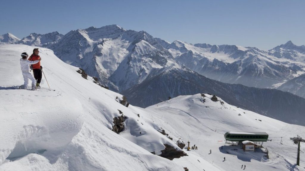 people skiing in Italy